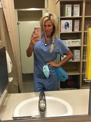 Nurse Blonde Milf with Incredible Tits