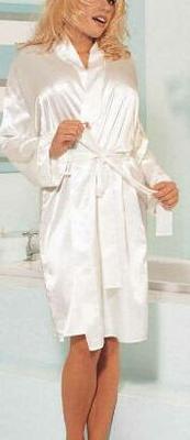 Michelle Thorne - White Robe Bath