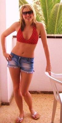 My daughter Caroline in bikinis last year its made me WANT HER