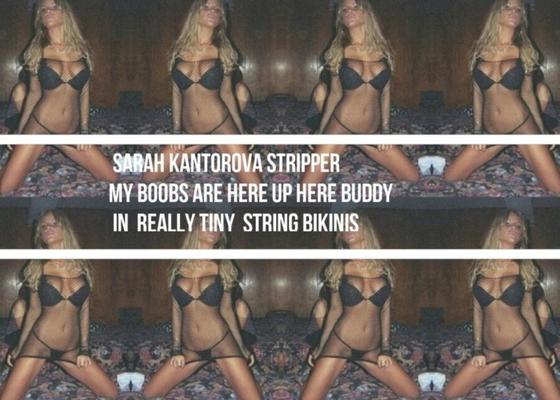 Sarah Kantorova My Boobs Are Up Here Boys Tiny Bikinis