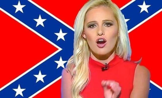 Tomi Lahren noirci (contrefaçons trouvées sur le Web)