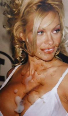 Cum tribute for Pamela anderson