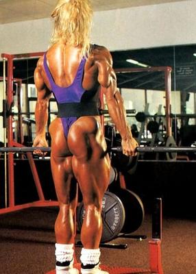 Debbie Muggli! Blonde Bodybuilding Vintage Mommy!