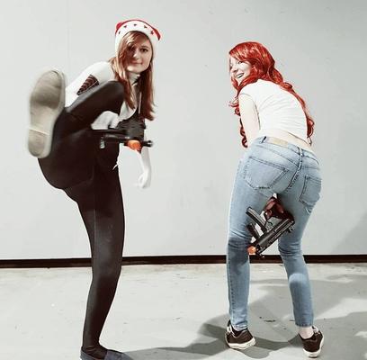 Holandês Cosplay Loira Evi