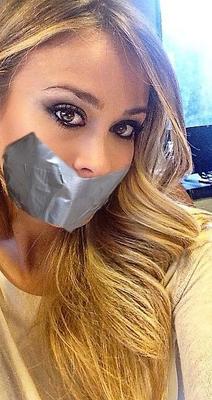 Diletta Leotta bound and gagged