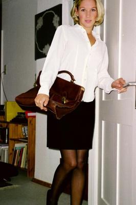 Young - Blonde German office girl