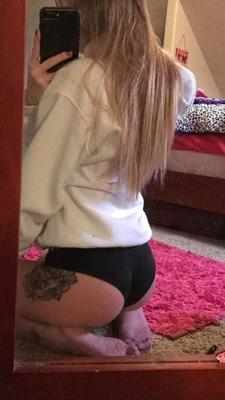 tattooed blonde teen