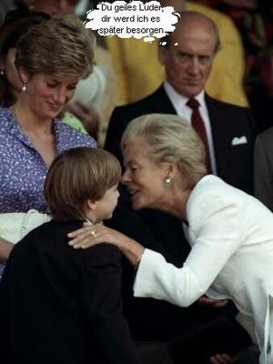 La princesse Diana et son Verehrer