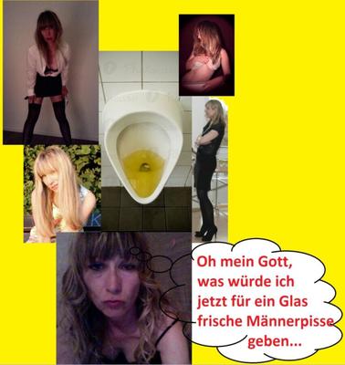 Blondie hast Lust auf gelben Lebenssaft !