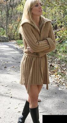 Meg - Outdoors - Knit coat