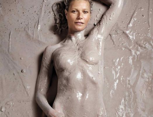 Gwyneth Paltrow - Covered In Mud Goop