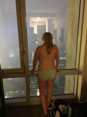 wife enjoying the view