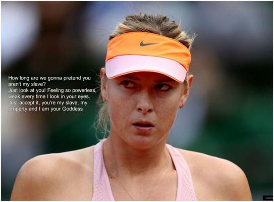 Maria Sharapova Légendes Femdom/Maîtresse