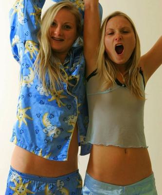 Twins Shae and Rochelle - Pajamas