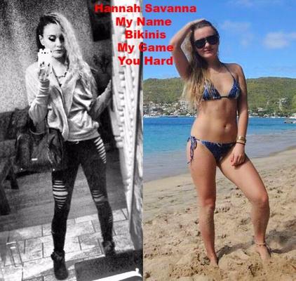 Hannah Savannah s'habille en petits bikinis