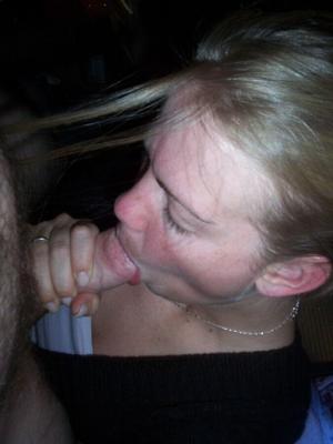 Blonde Freundin Blowjob