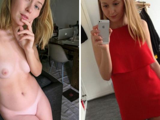 Fanny from Uppsala, Sweden exposed herself online