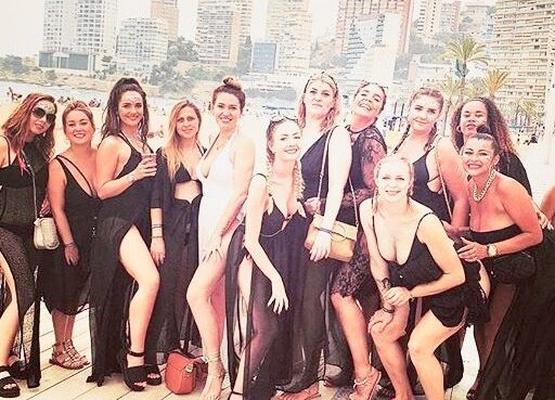 Chav slag Abbie�s hen party