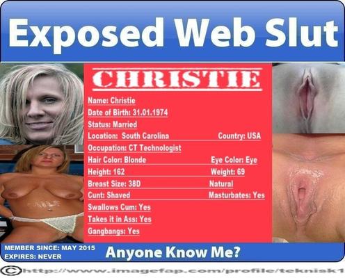 Christie W from South Carolina EXPOSED