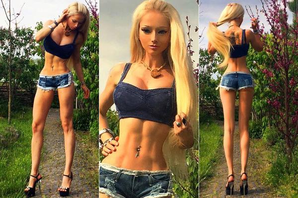 Valeria Lukyanova boneca barbie humana boneca bimbo foda