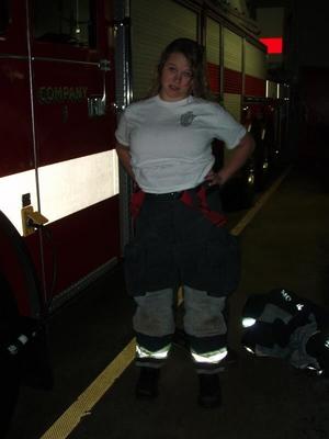 Firefighter Creates Her Own Heat