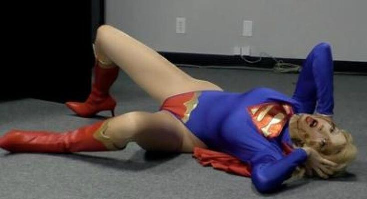 Taylor As Supergirl femdom bondage peril