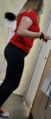 Chubby Blonde Candid Ass