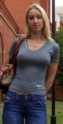 Hot Blonde Outdoors