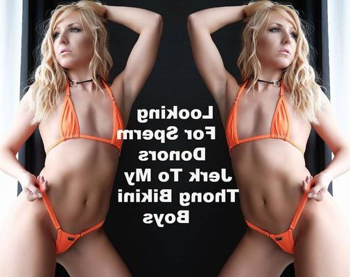 Nevada Caitlyn Poole se deja caer con un bikini tanga naranja