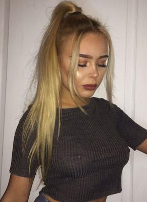 Blonde Chav Slag