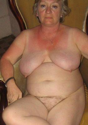 BBW granny blonde