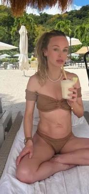 Jorgie Porter. String Thong Bikini