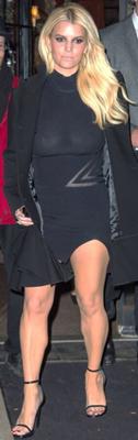 Jessica Simpson See-Thru Dress