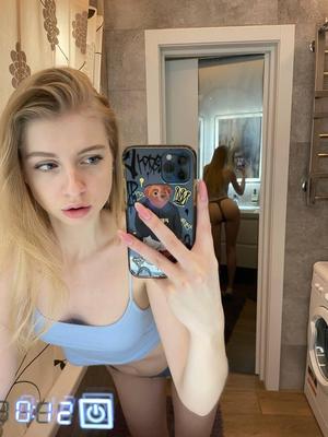 Russian student Elvira has a young perfect boobs 