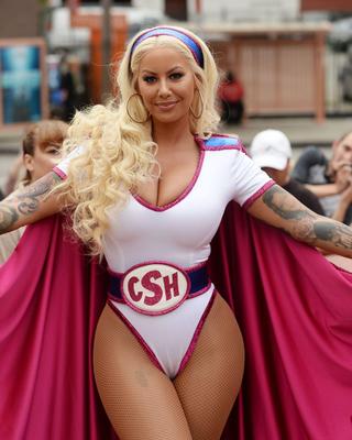 Amber Rose in ihrer jährlichen Slutwalk in der RD